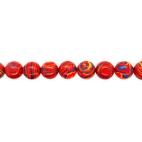 Terracota Marble Jade - Round 12mm