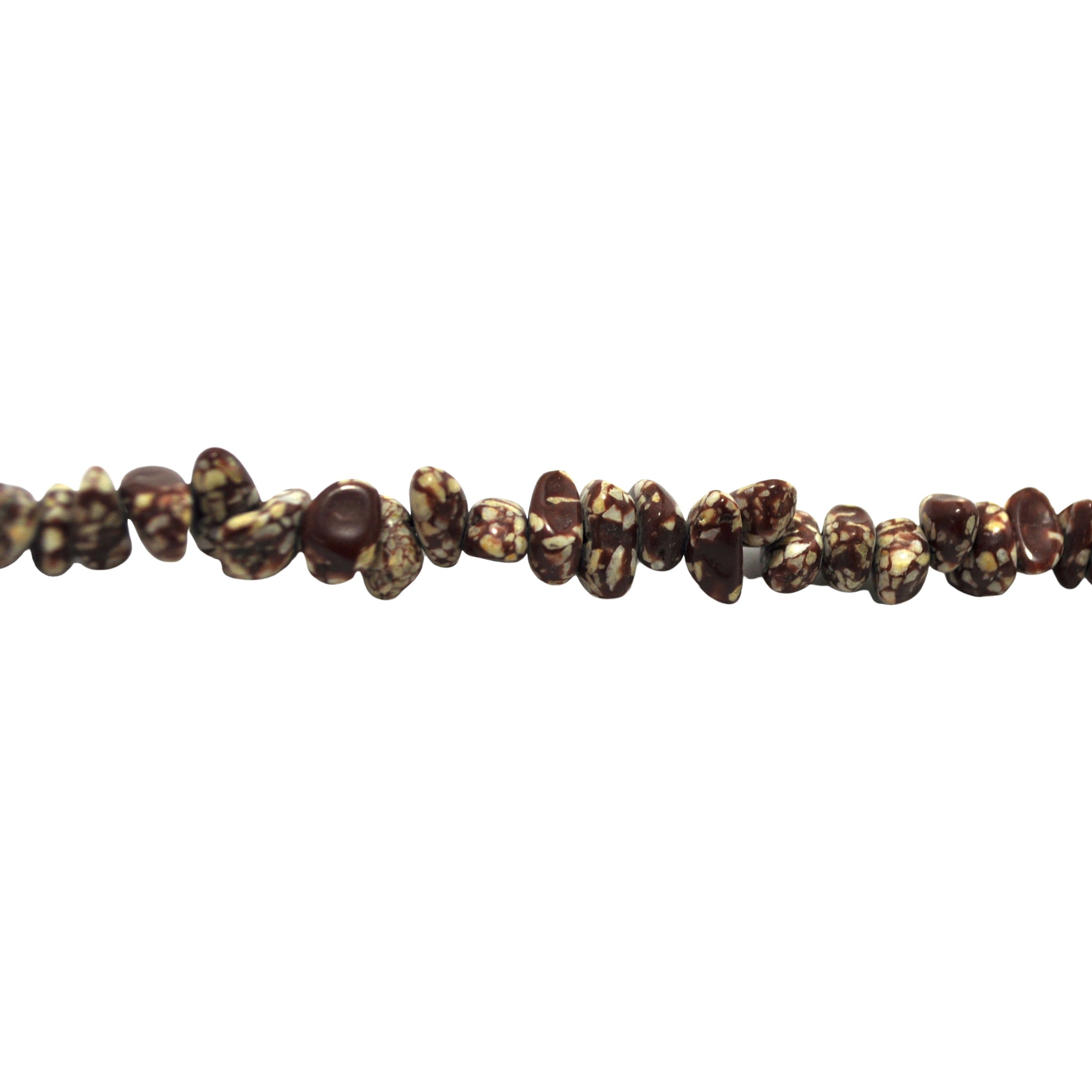 Terracotta Brown Jasper Chip Beads 10mm