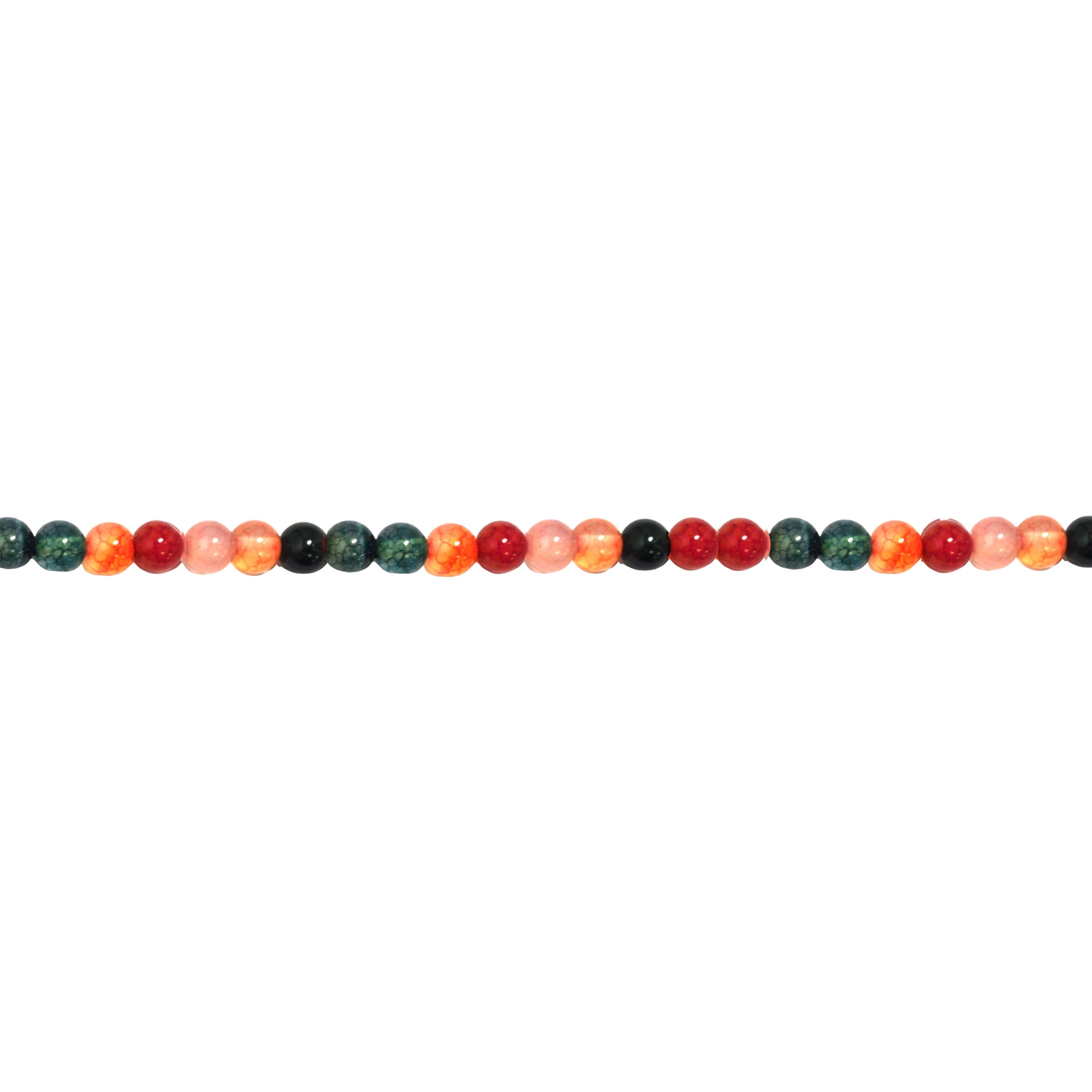 Tourmaline Color Agate 6mm - Round