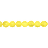 Transparent Yellow Jade - Round 12mm