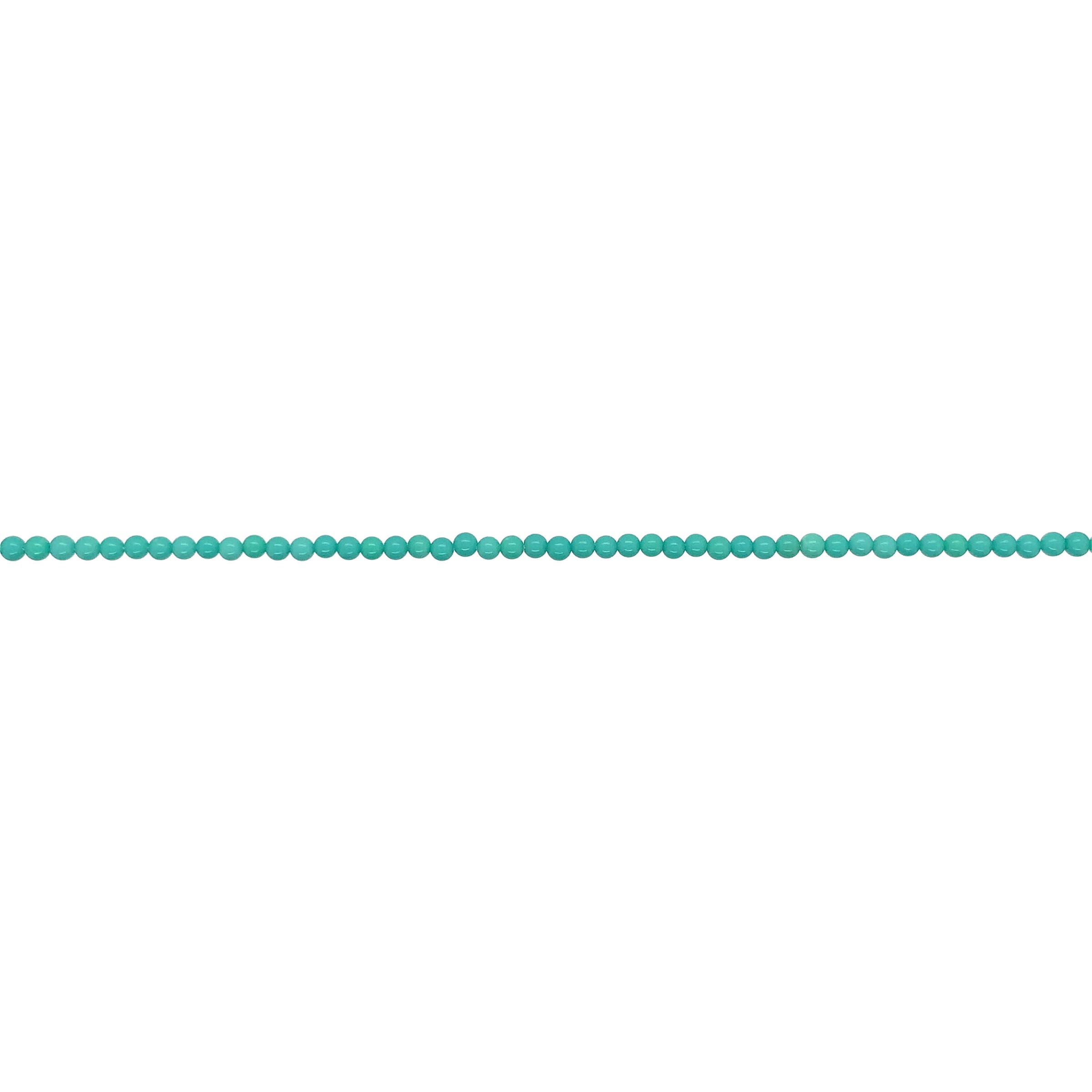 Turquoise Magnesite Beads 2mm