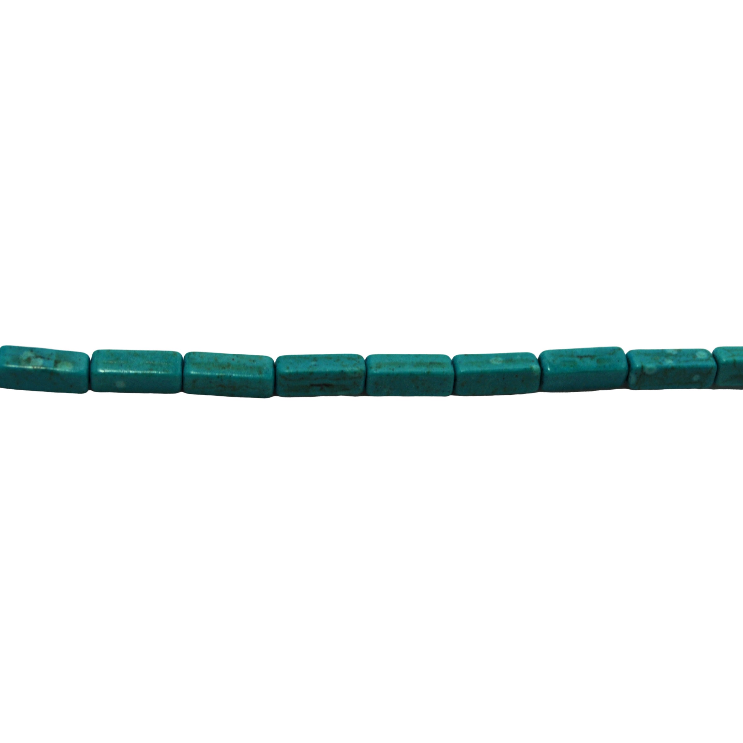 Turquoise Magnesite Rectangle 13mm