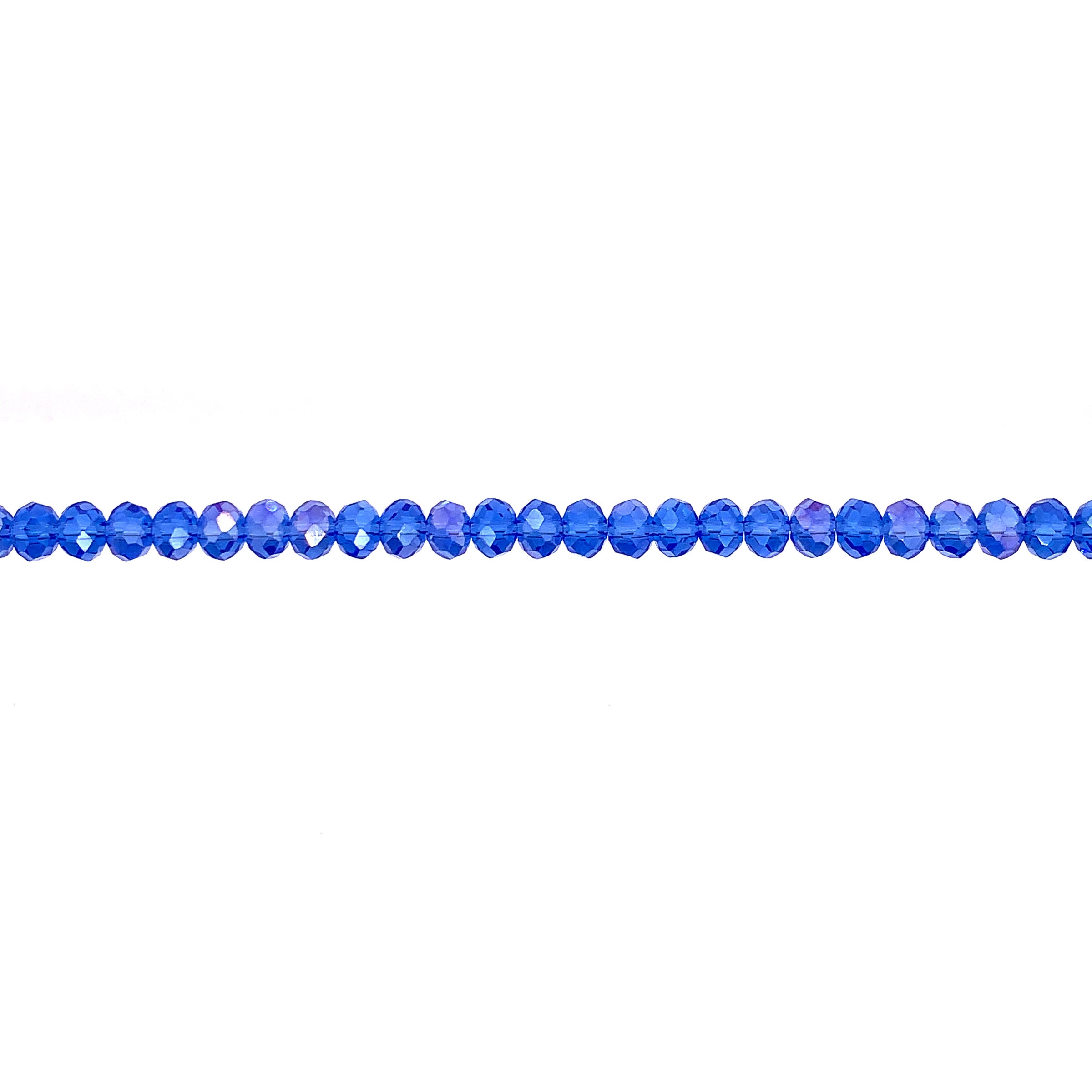 Ultramarine Blue Crystal 4mm - Rondelle