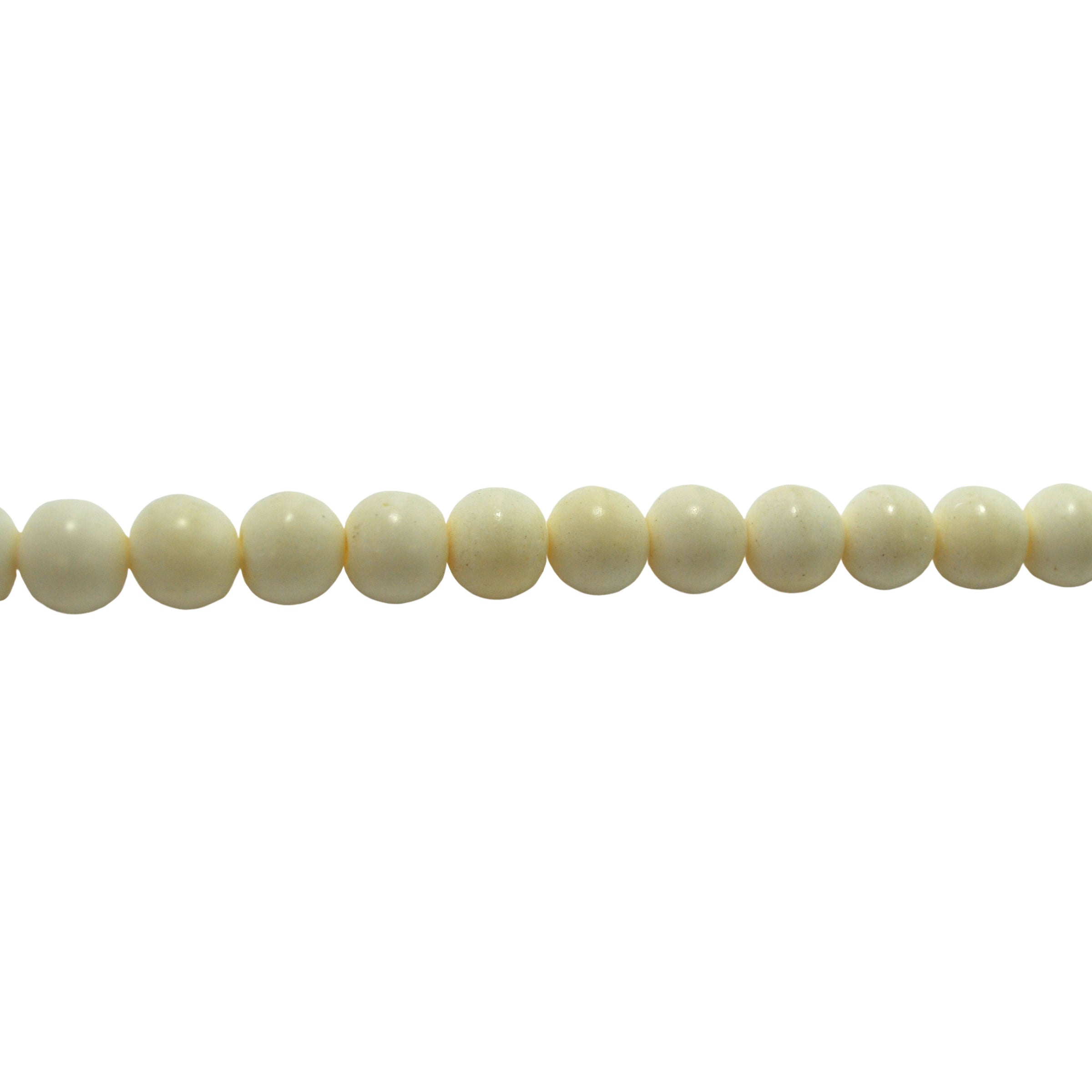 White Bone Beads