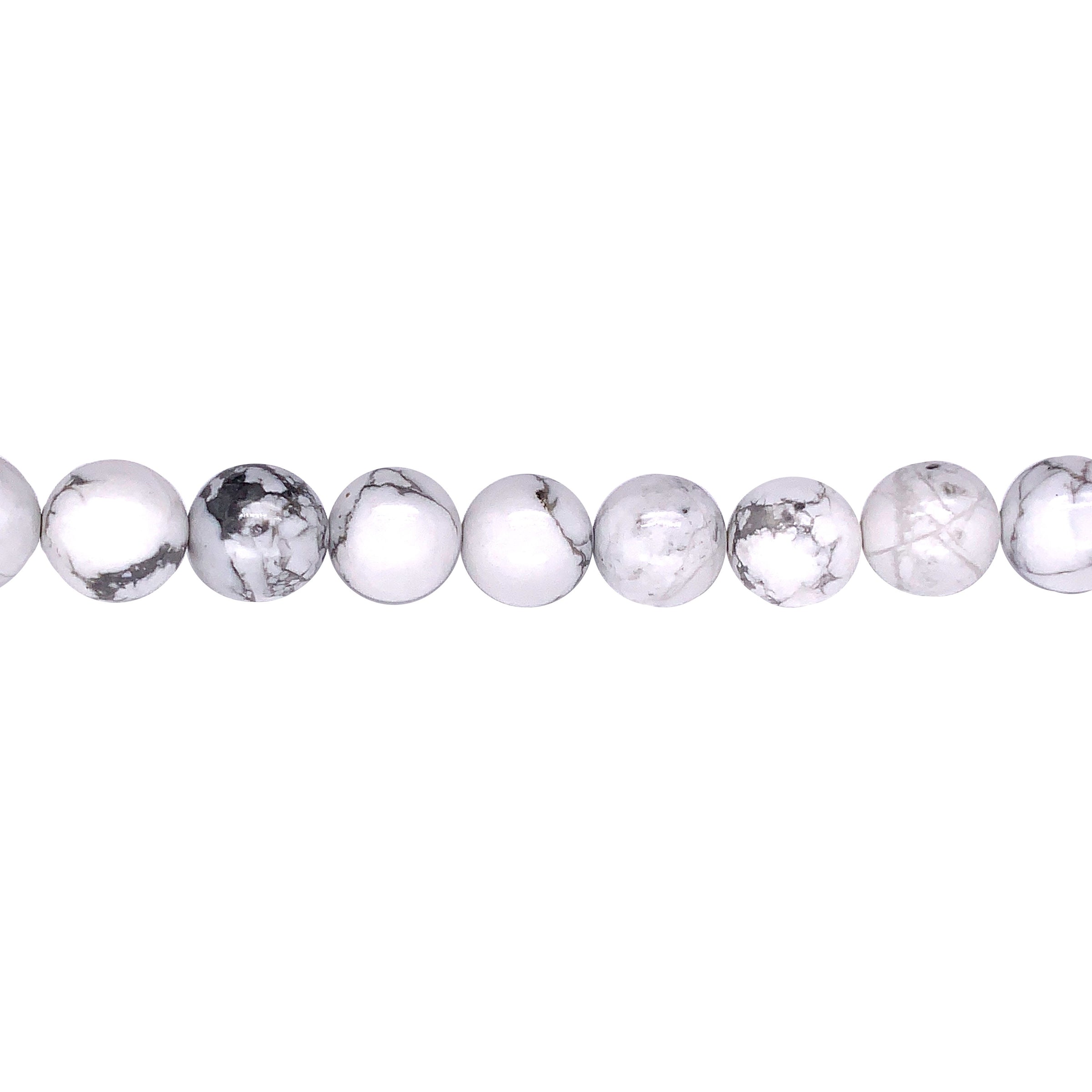 White Howlite 10mm - Round