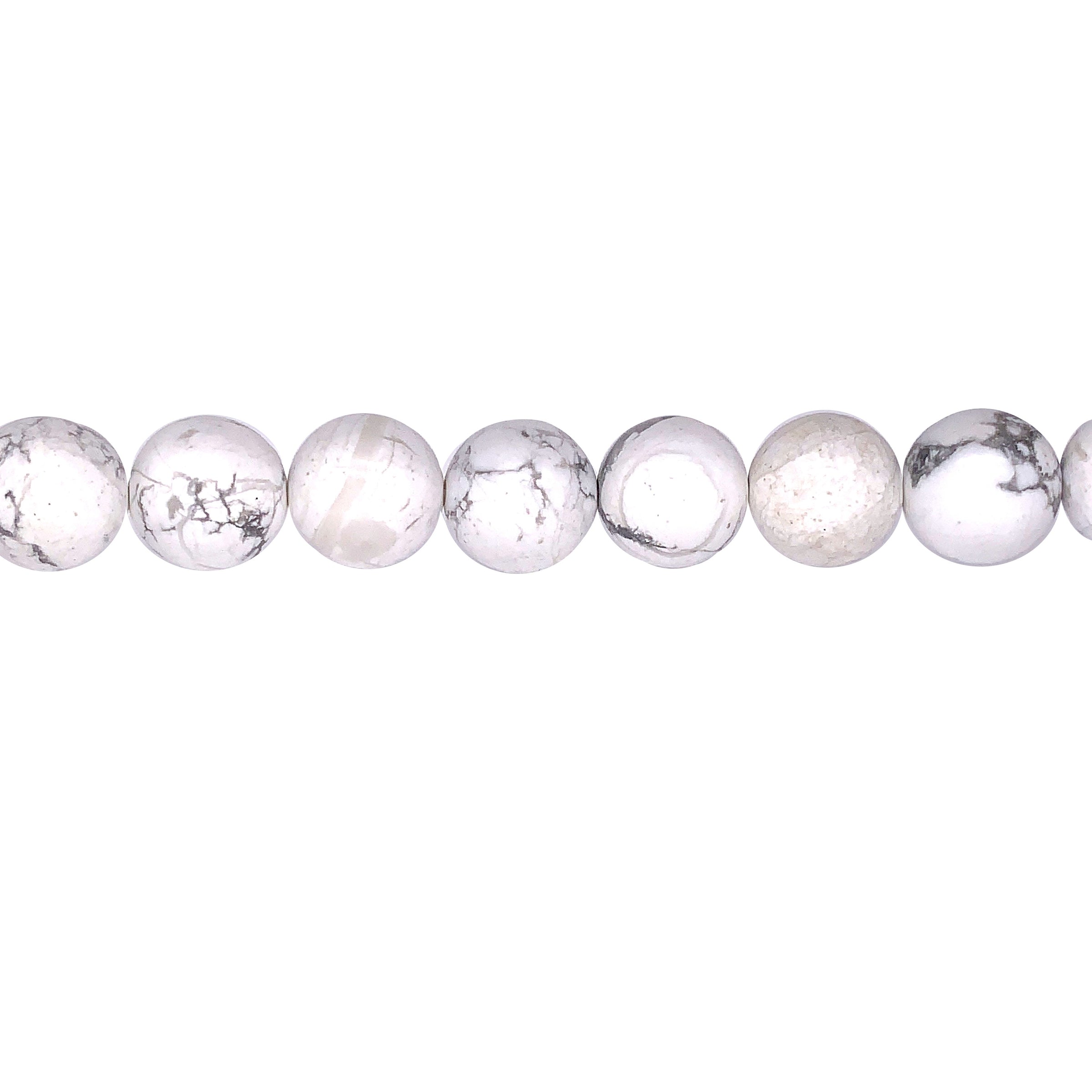 White Howlite 12mm - Round
