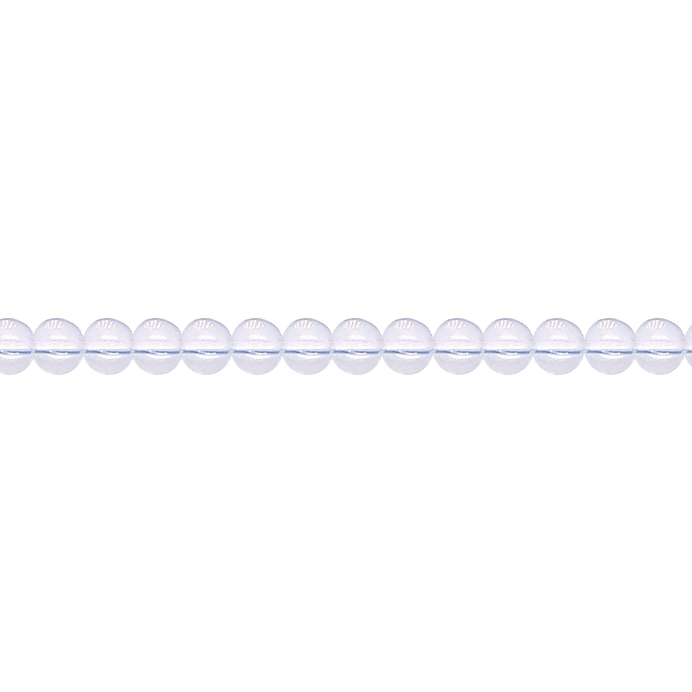 White Opal Tone Crystal 4mm - Round