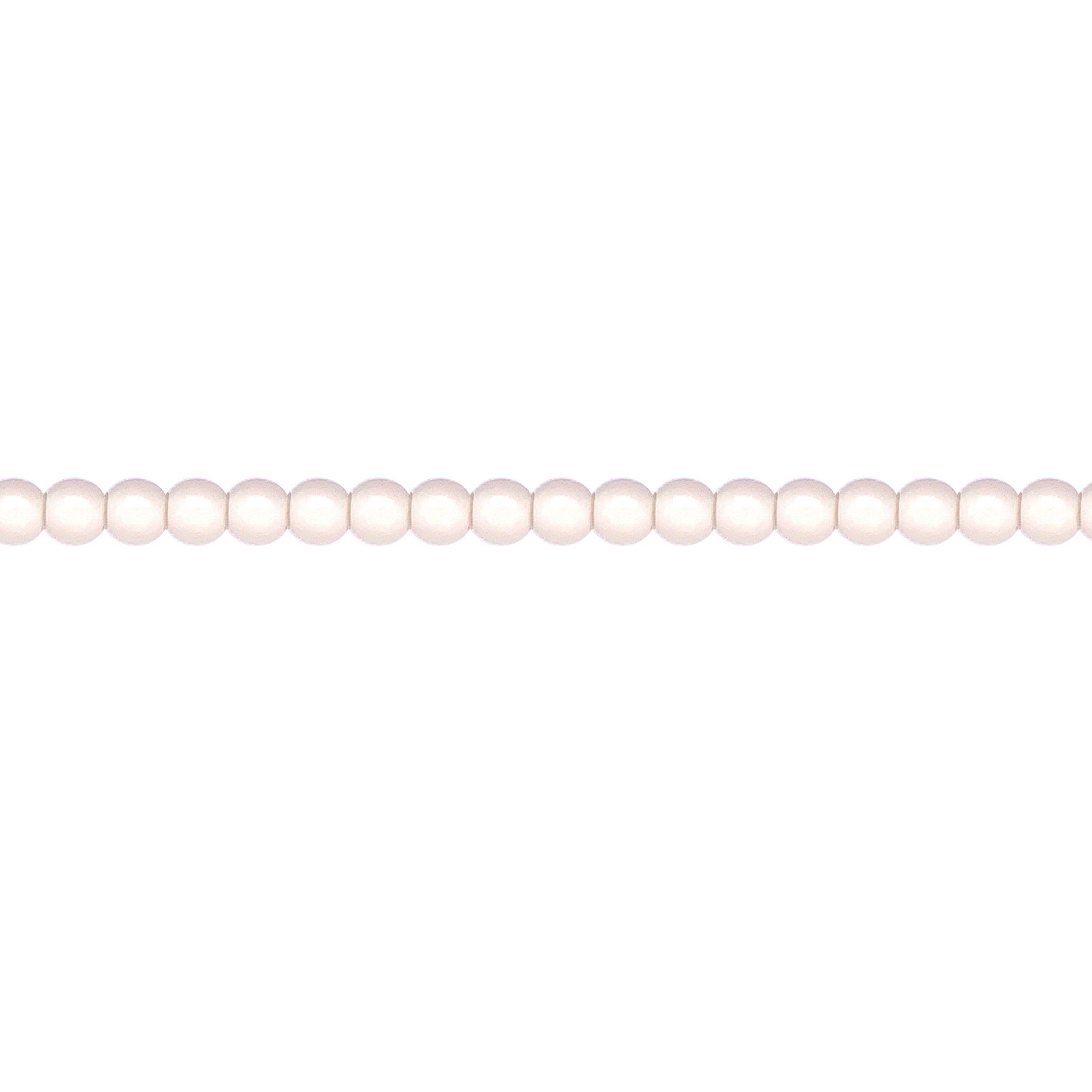 White Turquoise 4mm - Round