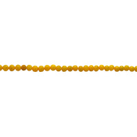 Yellow Mashan Jade - Round 4mm