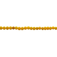 Yellow Mashan Jade - Round 6mm