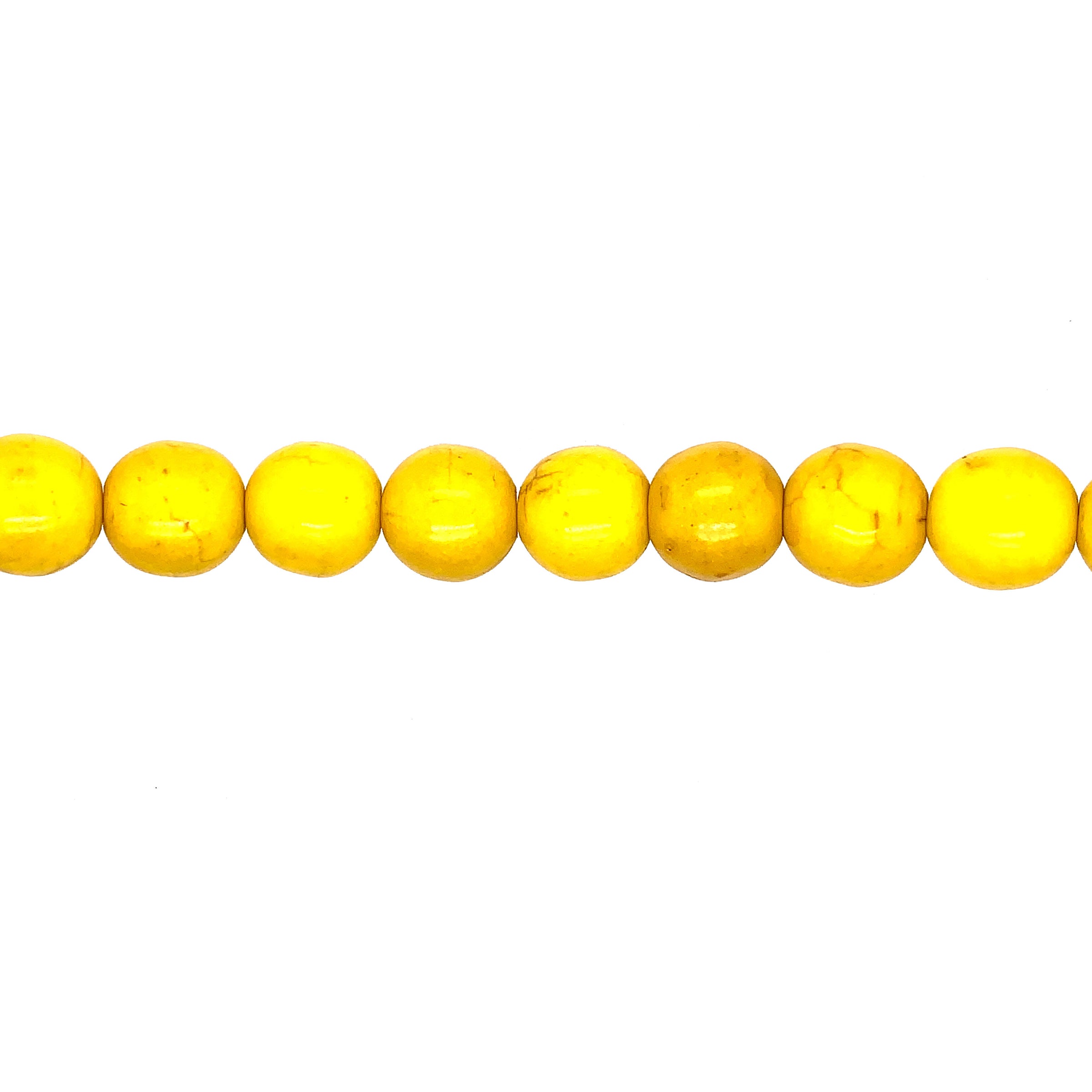 Yellow Turquoise 12mm - Round