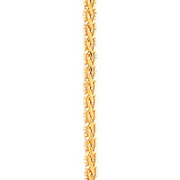 16" 2mm Flat Viola Link Chain - Gold Filled