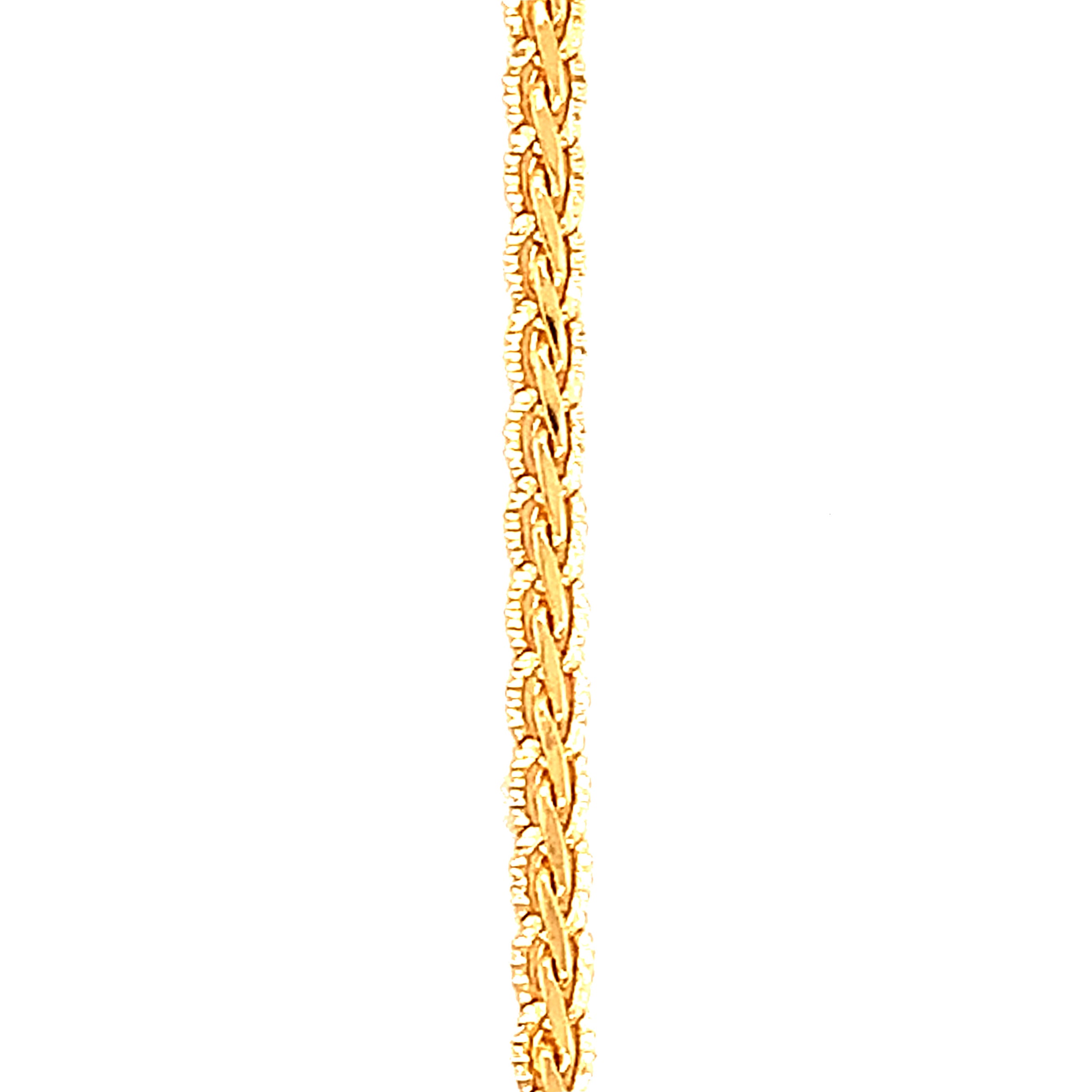 16" 2mm Flat Viola Link Chain - Gold Filled