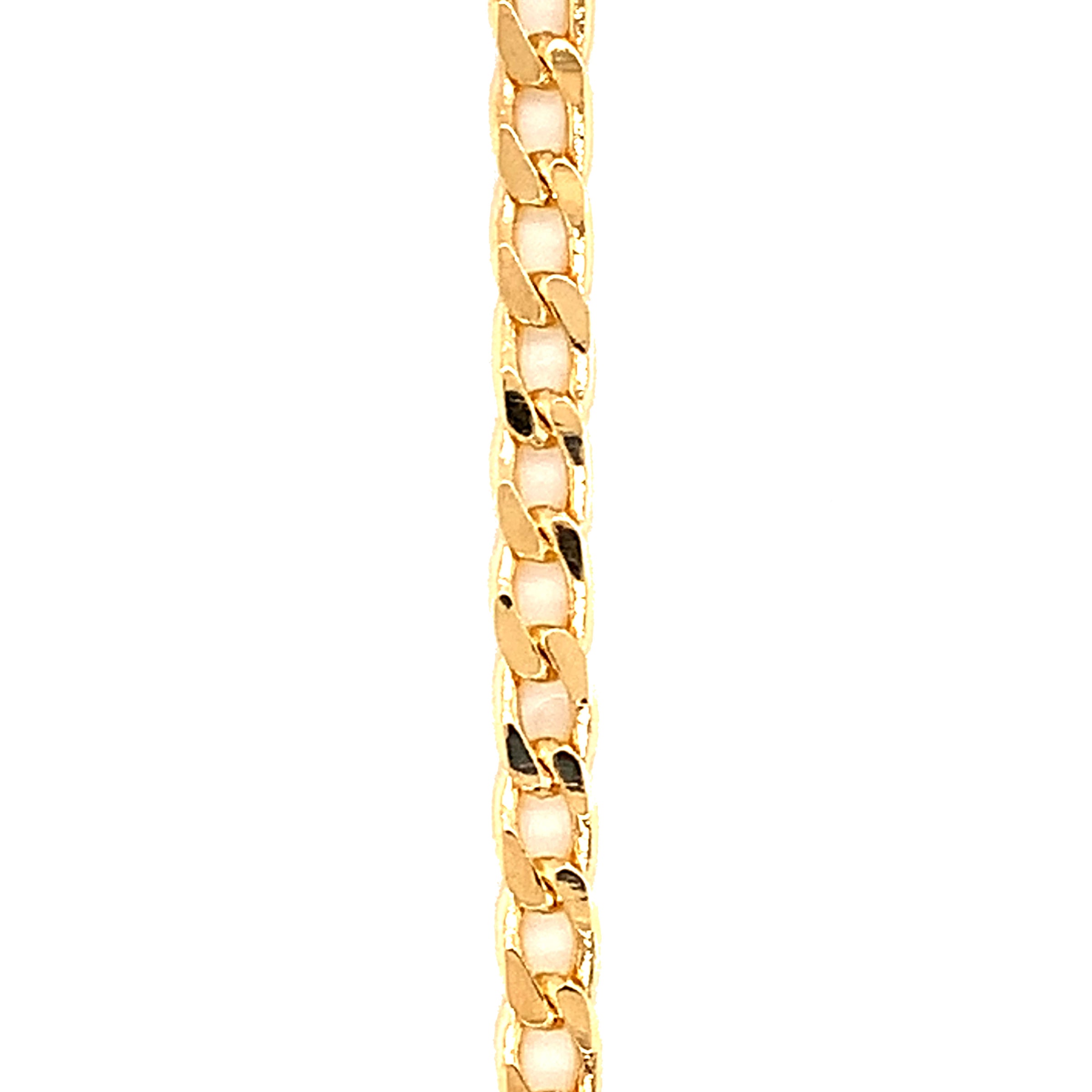 16" 4mm Curb Chain - Gold Filled