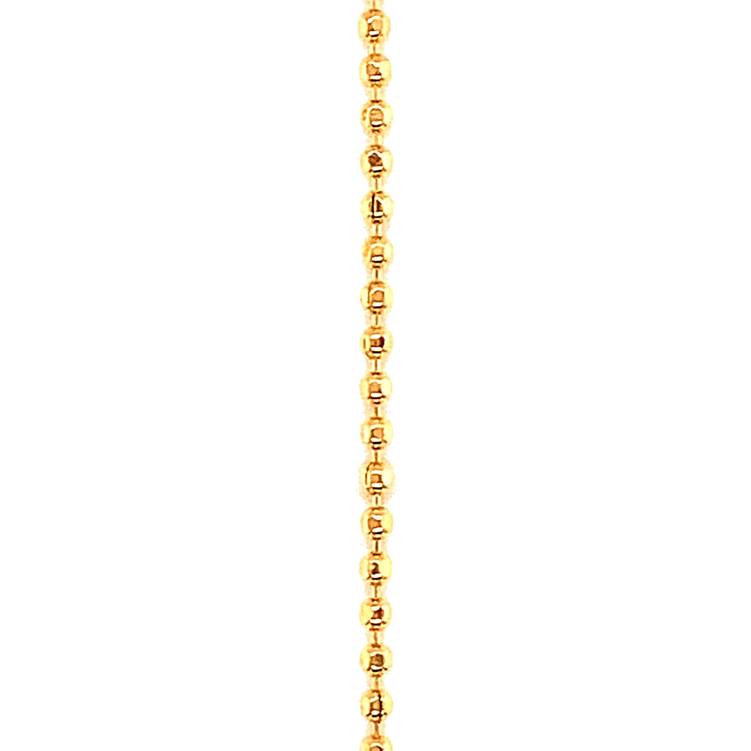 16" Faceted Ball Chain - Gold Filled