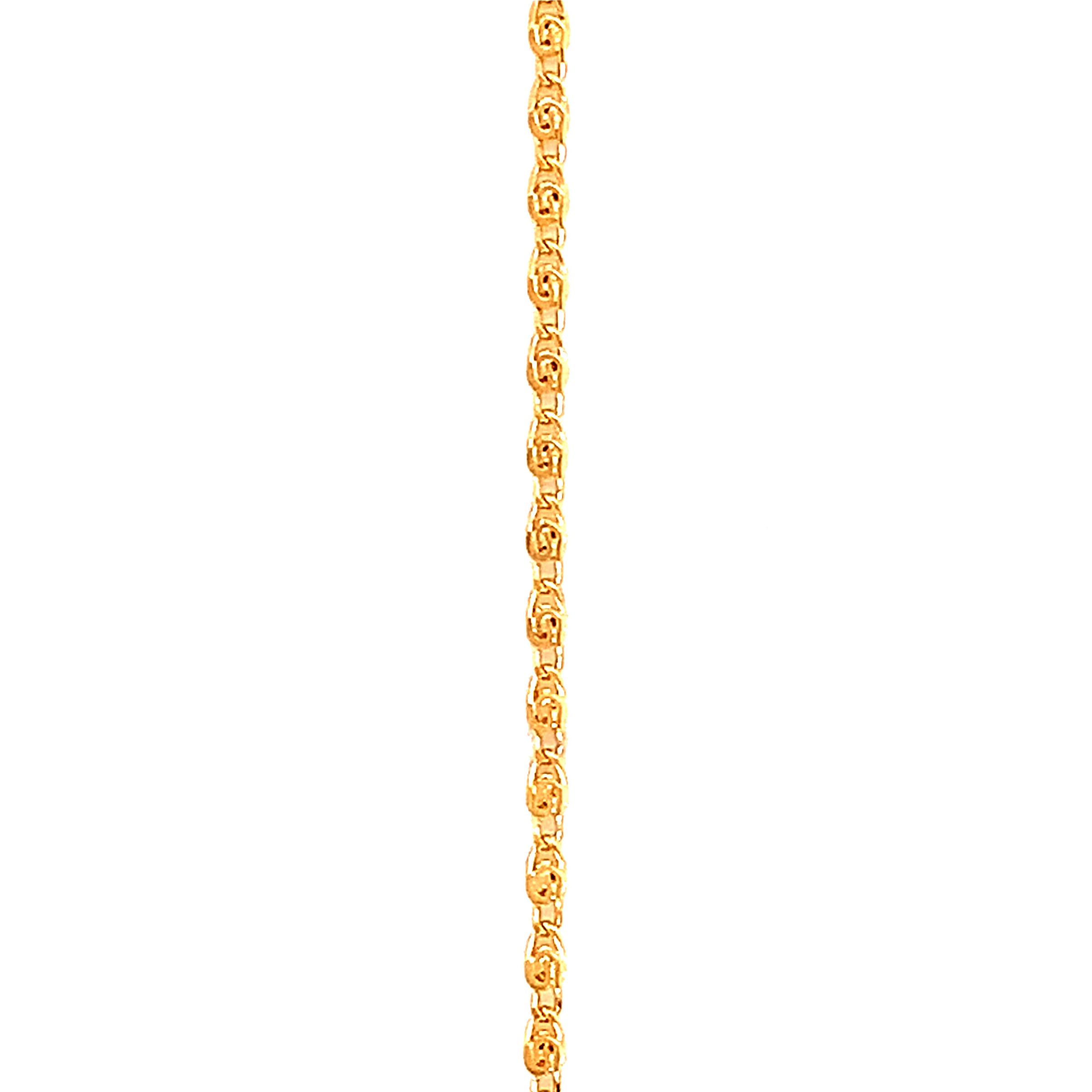 16" 2mm Snail Link Chain - Gold Filled