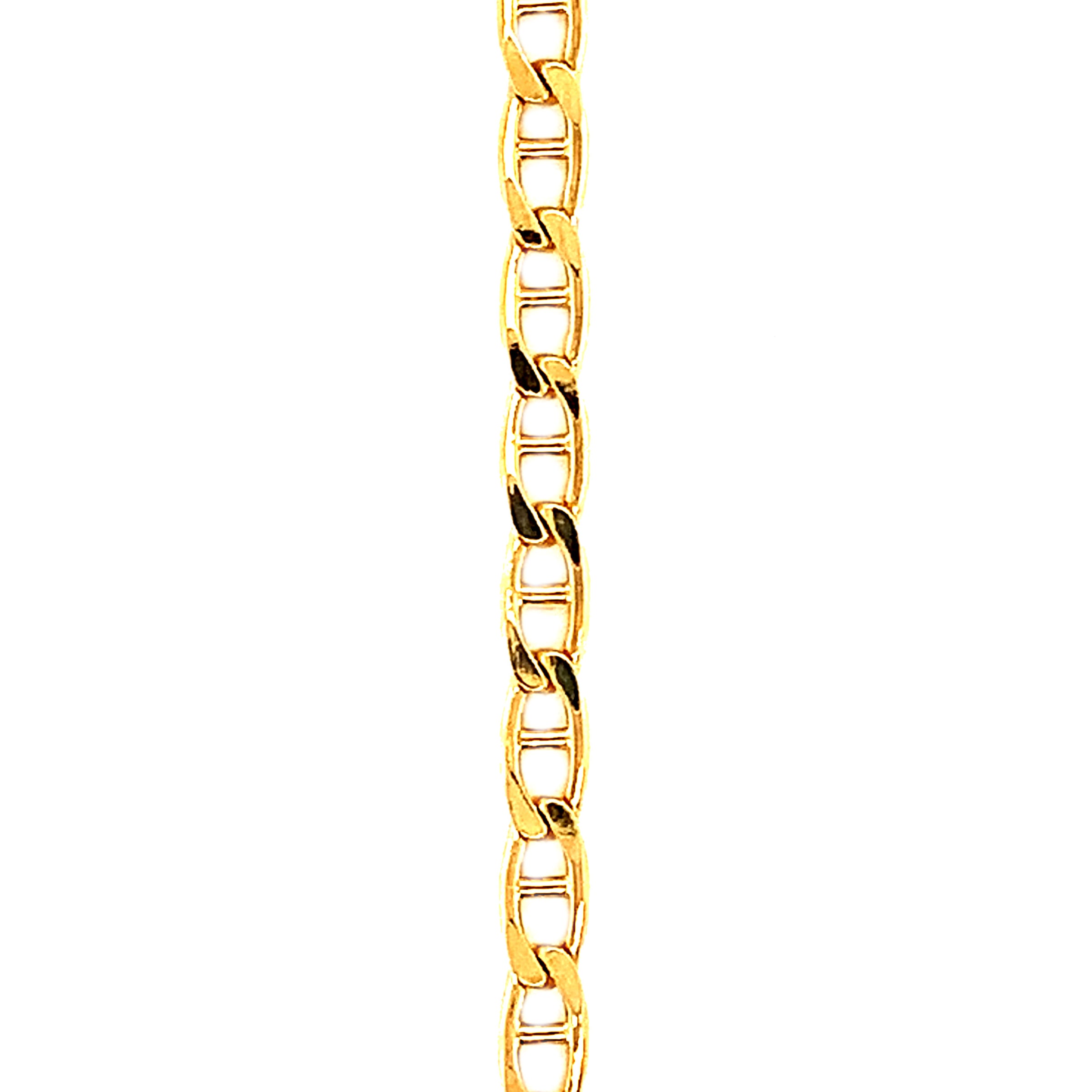 16" 3.5mm Mariner Link Chain - Gold Filled