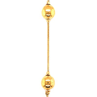 16" 7mm Ball Snake Chain - Gold Filled