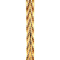 16" 6mm Magic Herringbone Chain - Gold Filled