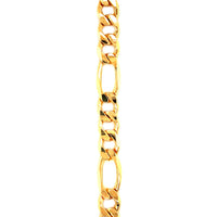 20" 7.7mm Figaro Chain - Gold Filled