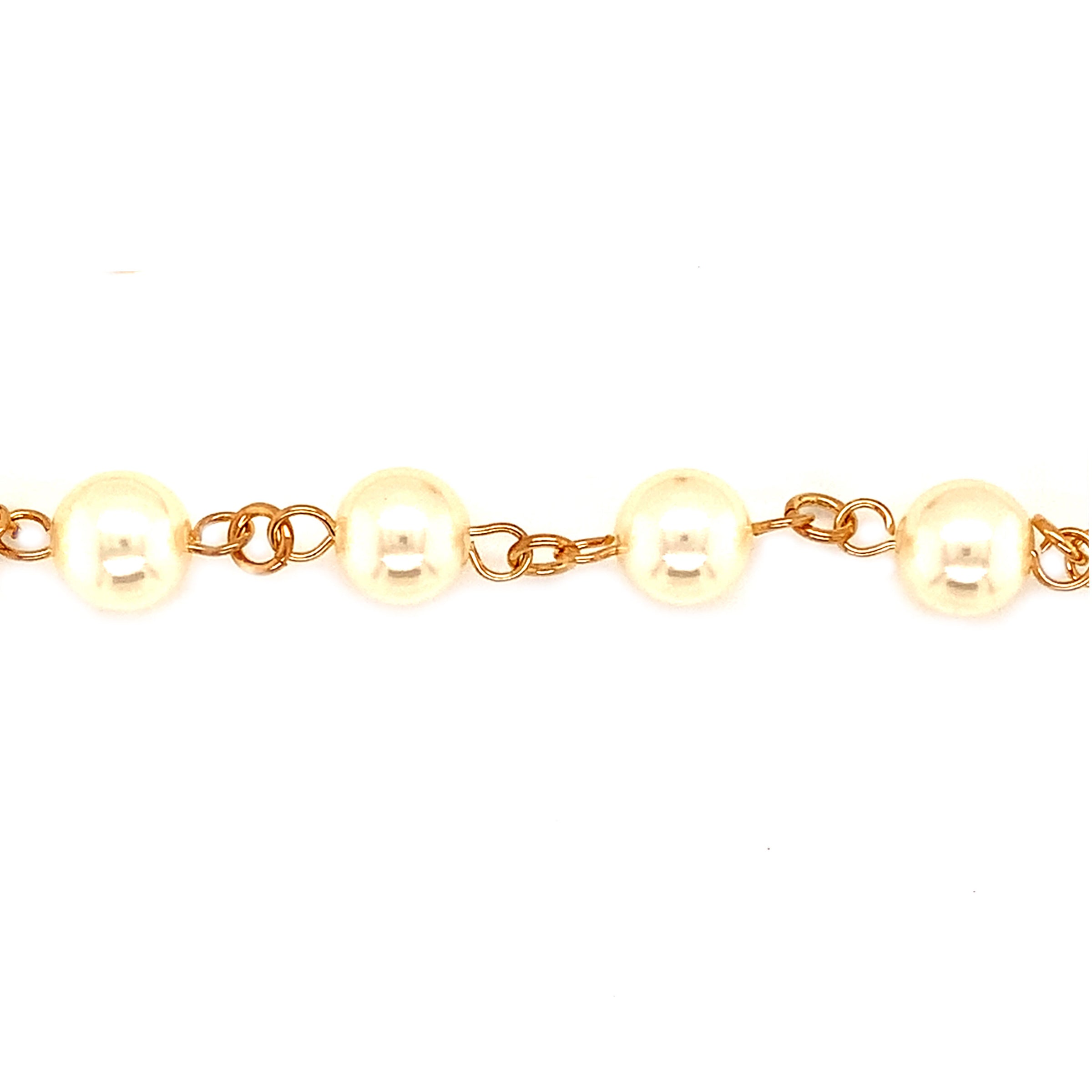 Pearl Adjustable Bracelet - Gold Filled