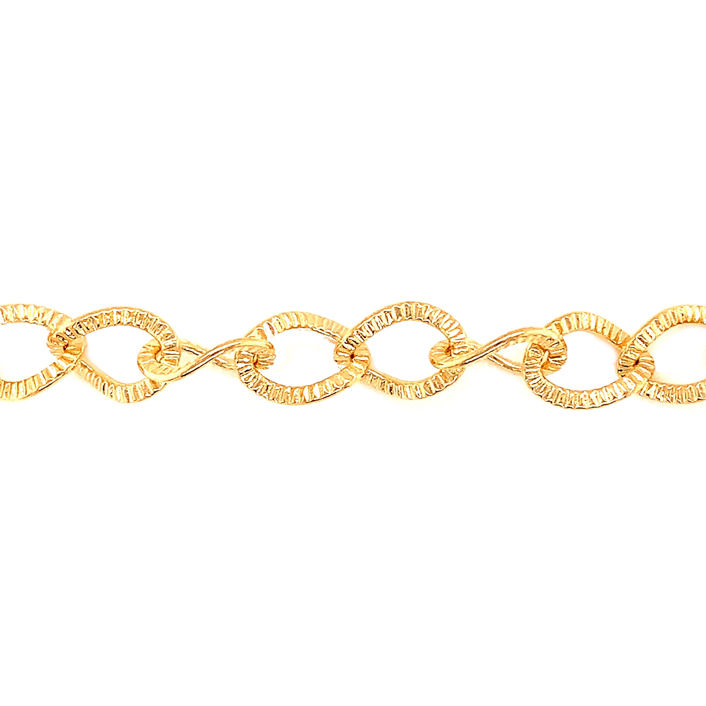 Large Link Bracelet - Gold Filled