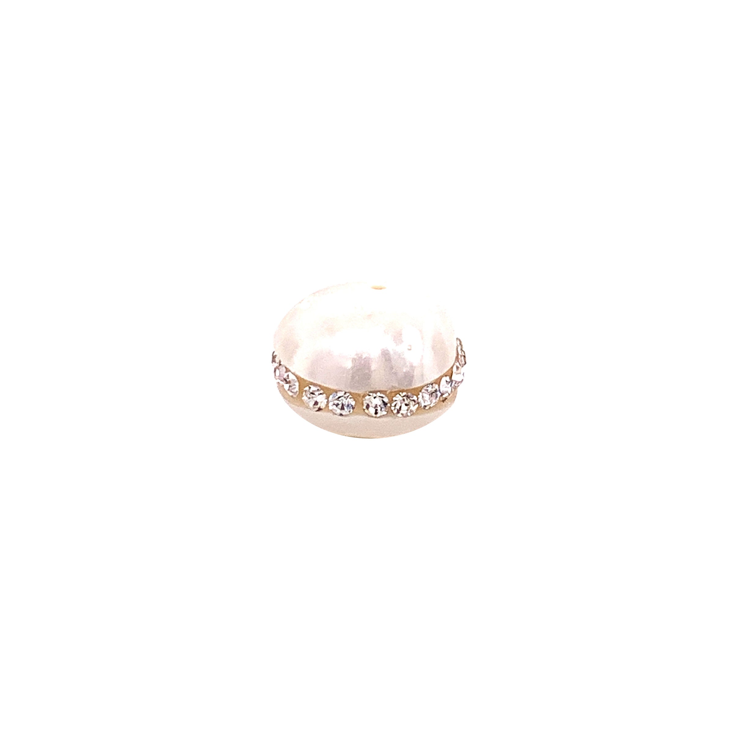 10mm Pearl with Rhinestone Bead