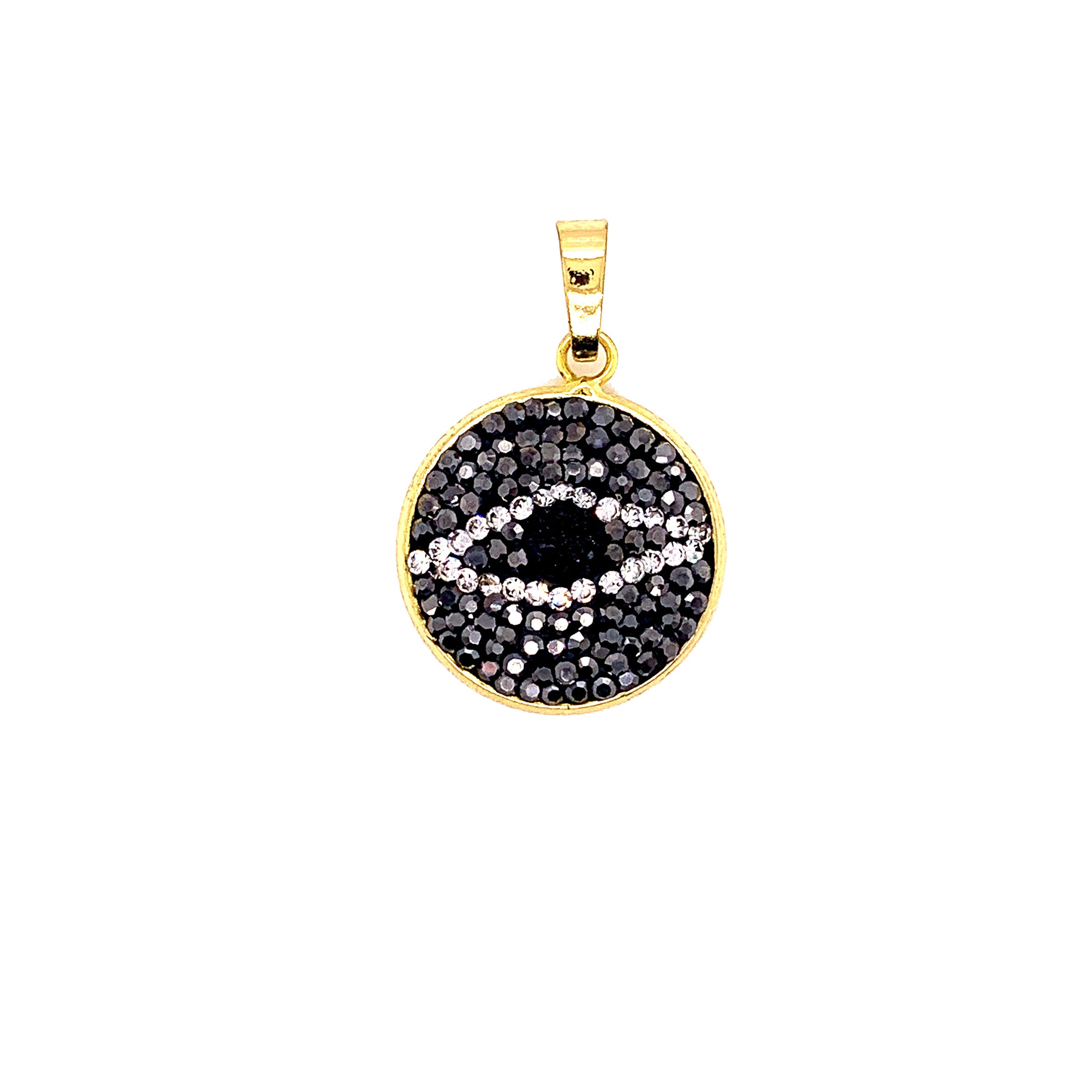 Lucky Eye Gold Tone Pendant