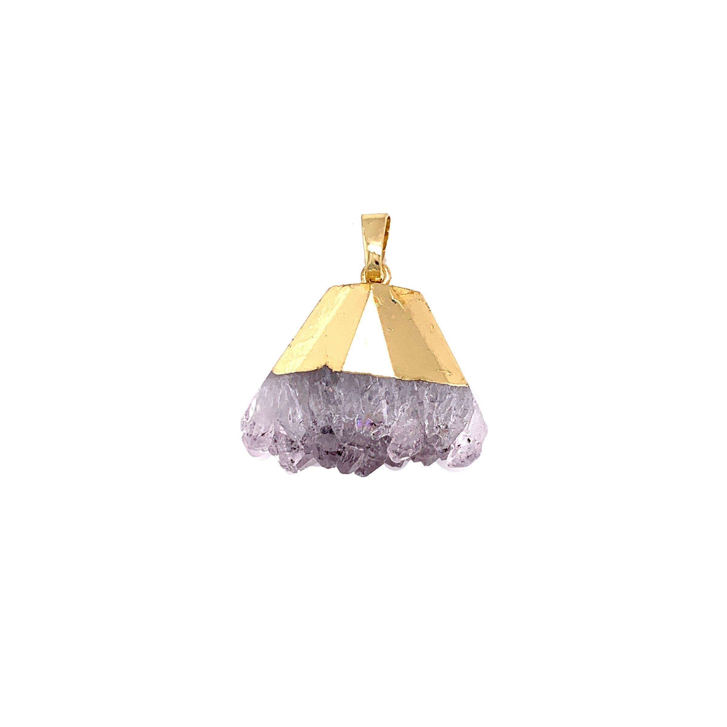 Amethyst Druzy Pendant