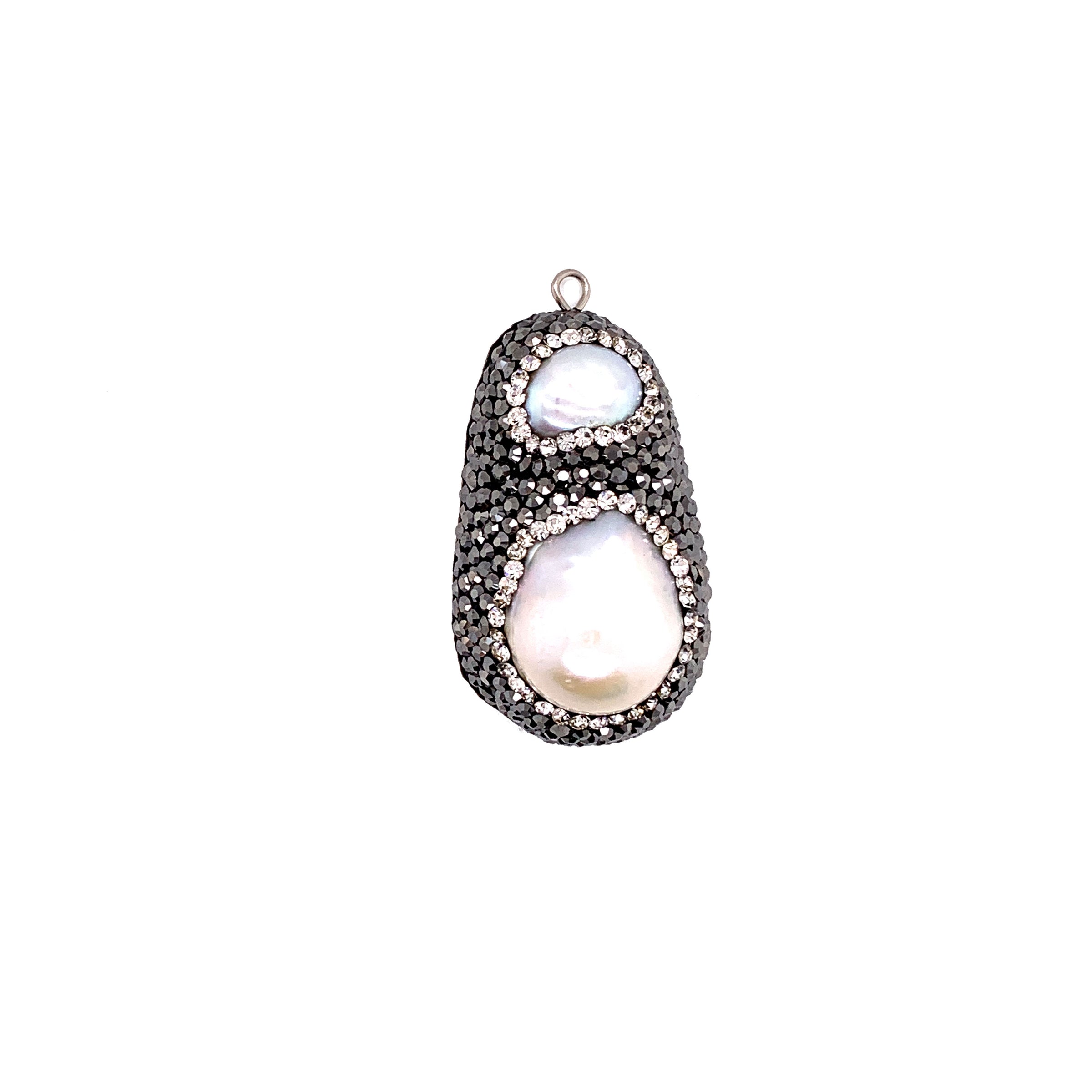 Pearl Pendants With Crystal
