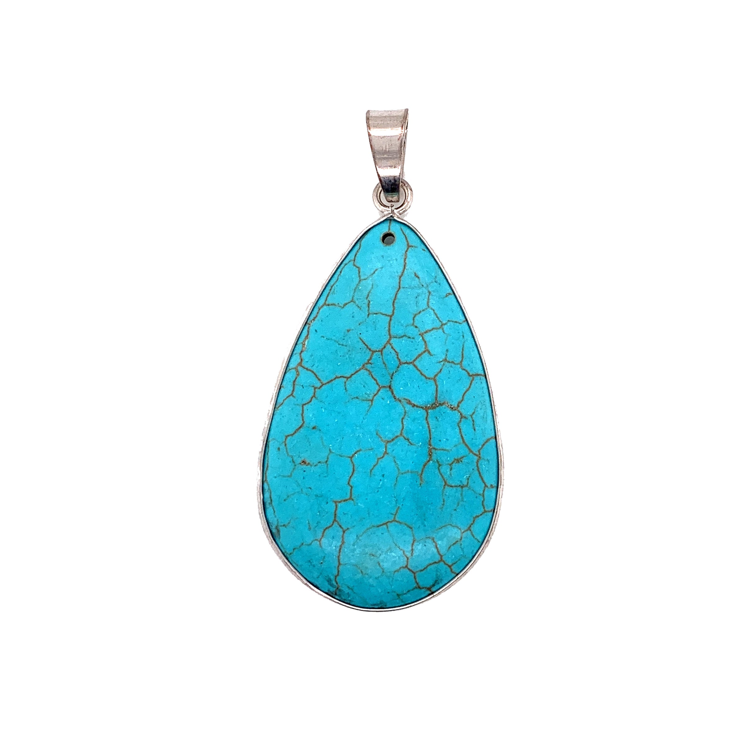 Teardrop Turquoise Pendant
