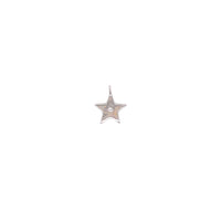 CZ Star Charm - Silver Plated