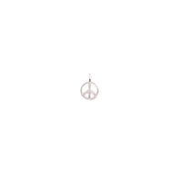 Peace Sign Charm - Silver