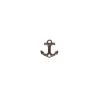 Anchor Connector - Black Rhodium Plated