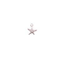 Mini Starfish Charm - Silver