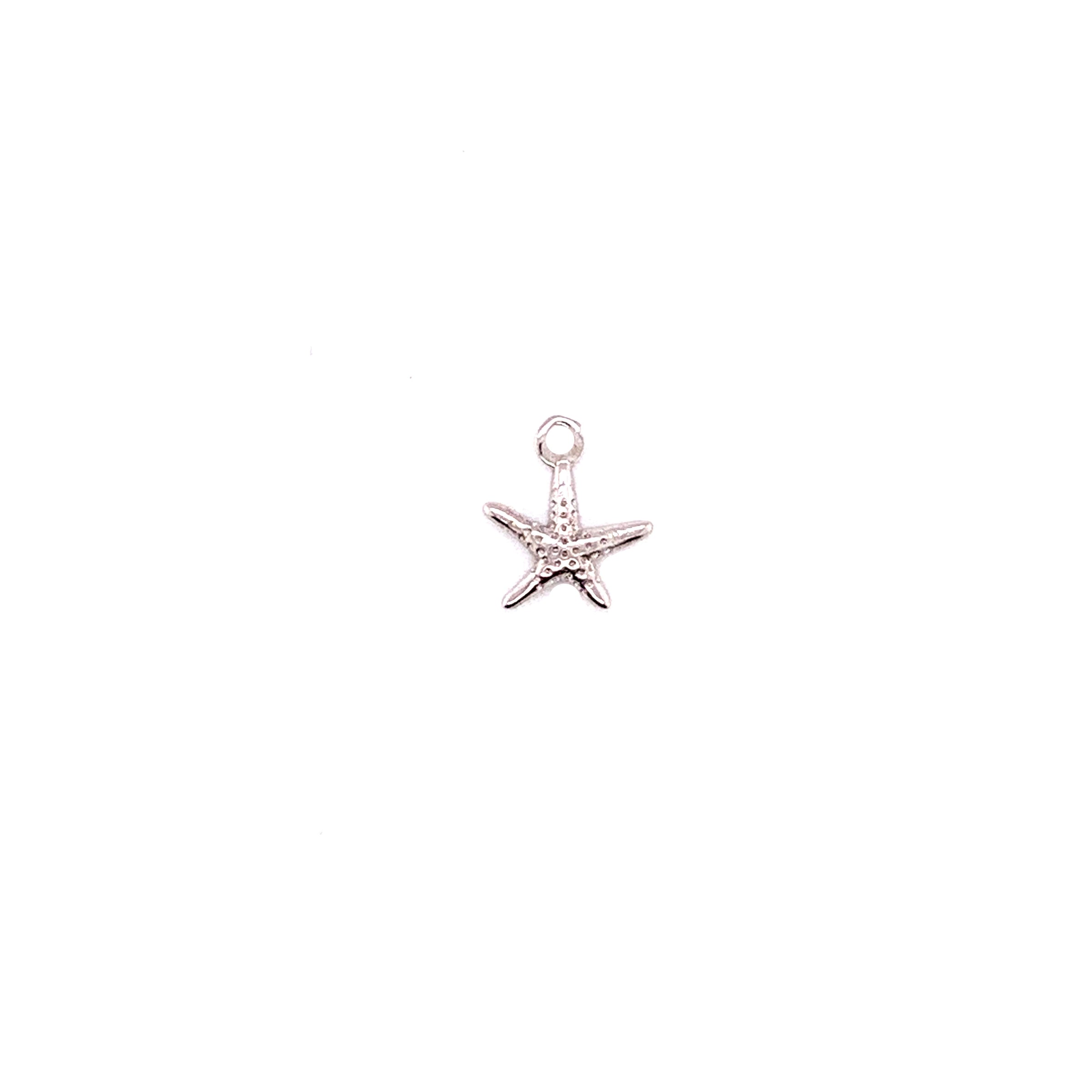 Mini Starfish Charm - Silver