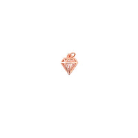 CZ Diamond Charm - Rose Gold Plated