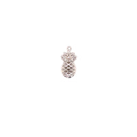 3D Pineapple Charm - Silver